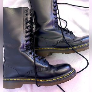 Doc martens Leather knee Boots